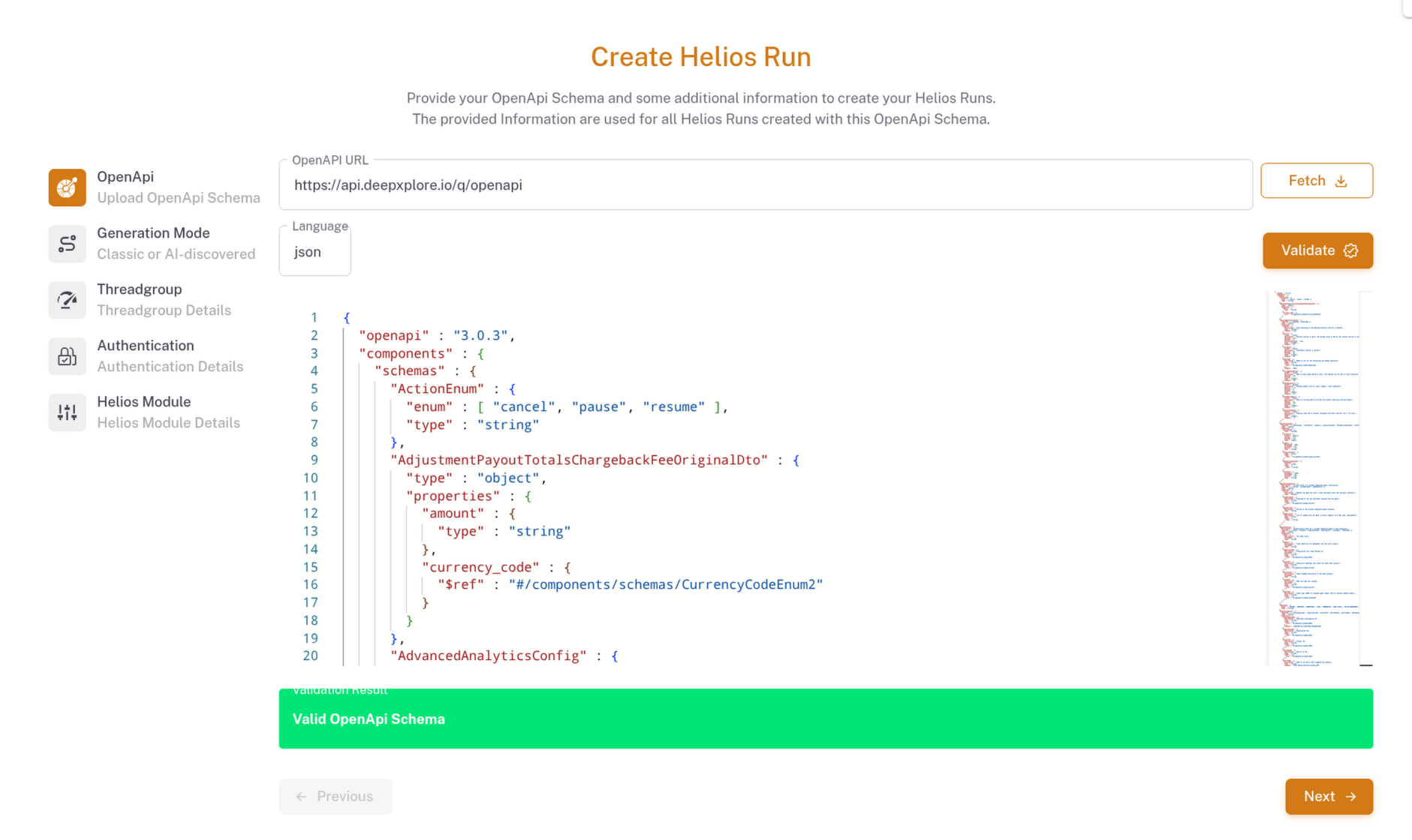 Fetch and validate OpenAPI